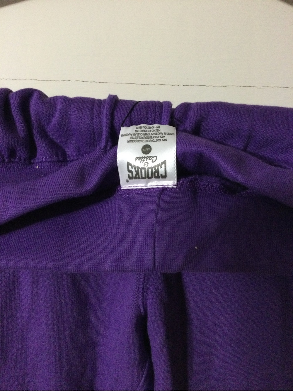 Crooks & Castles Kids Purple Bottoms